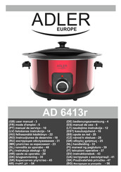 Adler europe AD 6413r Manual De Uso