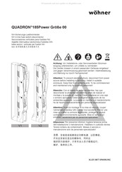 Wöhner QUADRON 185Power V2 Manual De Instrucciones