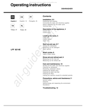 Hotpoint LFF 8214E Manual De Instrucciones