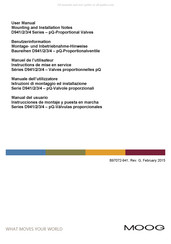 Moog D943 Serie Instrucciones De Servicio