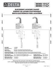 Delta DEMD-111LF Manual De Instrucciones