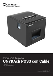 UNYKAch POS3 Manual De Instrucciones