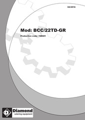 Diamond BCC/22TD-GR Manual De Instrucciones