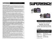 Superwinch X3F Manual Del Propietário