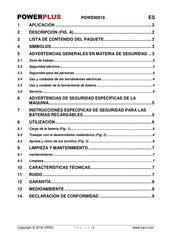 VARO Powerplus POWE00016 Manual Del Usuario