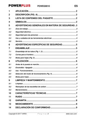 Powerplus POWEG9010 Manual De Instrucciones