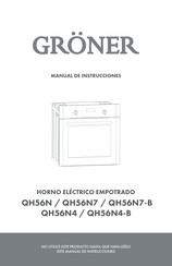 Gröner QH56N4 Manual De Instrucciones