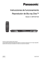 Panasonic DMP-BDT320 Instrucciones De Funcionamiento