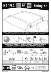 Yakima K1194 Instrucciones De Montaje