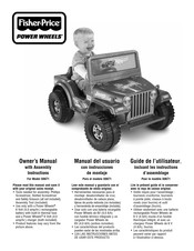 Fisher-Price POWER WHEELS X0071 Manual Del Usuario