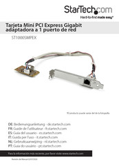 StarTech.com ST1000SMPEX Guia Del Usuario