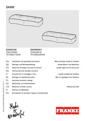 Franke SANW200 Instrucciones De Montaje Y Servicio