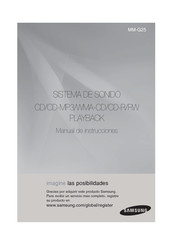 Samsung MM-G25 Manual De Instrucciones