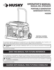 Husky HU2250 Manual Del Propietário