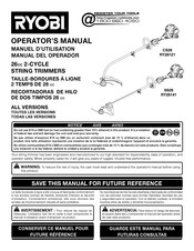 Ryobi RY28121 Manual Del Operador