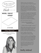 BUSH FURNITURE kathy ireland HOME KI30107 Instrucciones De Montaje