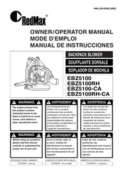 RedMax EBZ5100-CA Manual De Instrucciones