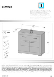 Forte SNWK22 Instrucciones De Montaje