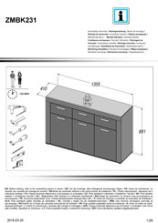 Forte ZMBK231 Instrucciones De Montaje