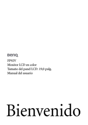 BenQ FP92V Manual Del Usuario