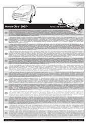 ECS Electronics HN-292-BH Instrucciones De Montaje