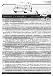 ECS Electronics VW-138-B1 Instrucciones De Montaje