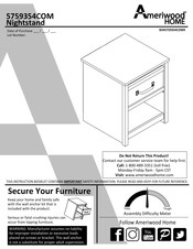 Ameriwood HOME 5759354COM Instrucciones De Montaje