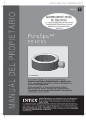 Intex PureSpa SB-H20N Manual Del Propietário