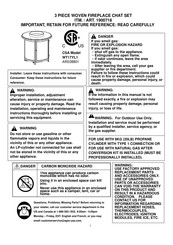 Agio WT17YL1 Manual De Instrucciones