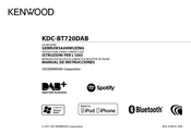 Kenwood KDC-BT720DAB Manual De Instrucciones