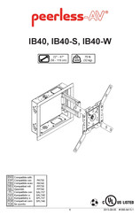 PEERLESS IB40-S Instrucciones De Montaje