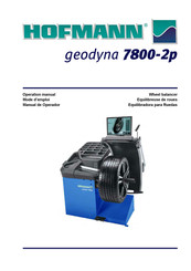 Hofmann geodyna 7800-2p Manual De Operador