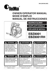 RedMax EBZ8001RH Manual De Instrucciones