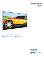 Philips Signage Solutions 32BDL3510Q Manual Del Usuario