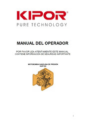 Kipor KGP15H Manual Del Operador