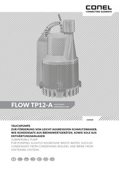 Conel FLOW TP12-A Instrucciones De Instalación Y  Operación