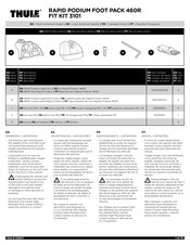 Thule RAPID PODIUM 460R Instrucciones De Montaje