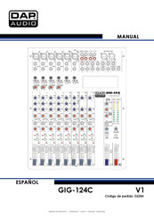 DAP Audio GIG-124C Manual