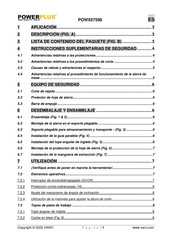 Powerplus POWX07598 Manual Del Usuario