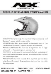 AFX FX-17 Manual Del Usuario
