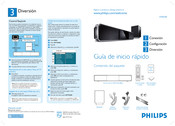 Philips HTS6100 Guia De Inicio Rapido