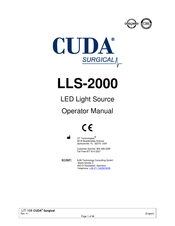 Cuda surgical LLS-2000 Manual Del Operador