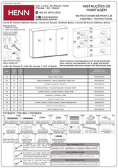 HENN Belize C500-170 Instrucciones De Montaje