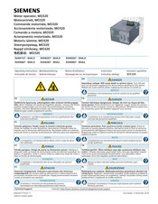 Siemens 3VA9267-0HA 0 Serie Instructivo