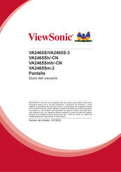 ViewSonic VA2465Smh-CN Guia Del Usuario