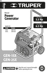 Truper GEN-25X Instructivo