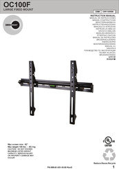 Omnimount OC100F Manual De Instrucciones