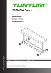 Tunturi FB20 Flat Bench Manual Del Propietário