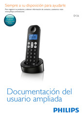 Philips D126 Documentación Del Usuario Ampliada