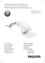 Philips Steam&Go 2-in-1 GC330 Manual Del Usuario